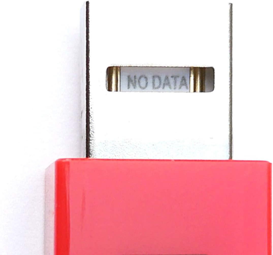 PortaPow USB Data Blocker (White 2 Pack) - Protect Against Juice Jacking
