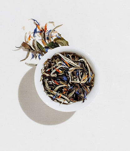 Art of Tea Organic French Lemon Ginger 1.5oz Loose Leaf Tea Tin, Caffeine Free Herbal Tea, Organic Rooibos & Lemongrass Ginger Tea, Premium Loose Leaf Herbal Tea for Relaxation & Digestion