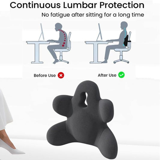 Lumbar Support Pillow for Office Chair, Back Support Pillow for Car, Chair