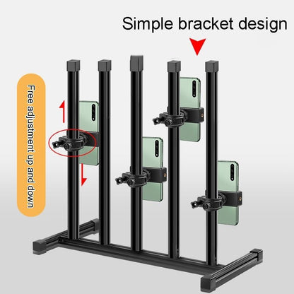 Cell Phone Stand, Heavy Base Multi Cell Phone Placement Rack Mobile Phone Management Storage Holder for Desk, Compatible(50x25x55cm-15)