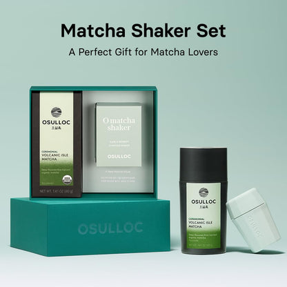 OSULLOC Jeju Matcha Milk Tea Powder Stick Packets, 10 Count