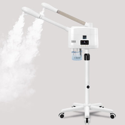 Professional Facial Steamer for Deep Hydration,2in1 Ozone Face Steamer with 5X Magnifying Lamp,Suitable for Home Use or Beauty Spa Deep Cleansing and Hydration