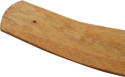 TRENDBOX 10pcs Handmade Plain Wood Wooden Incense Stick Holder Burner Ash Catcher Natural Design Buddhist