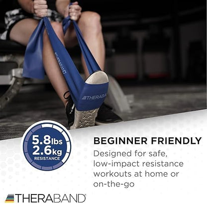 THERABAND Resistance Bands Set, Professional Non-Latex Elastic Band