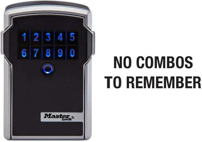 Master Lock Wall Mount Digital Key Lock Box, Bluetooth, iOS Android 5441EC