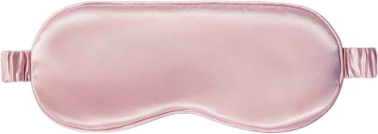 slip Pure Silk Sleep Mask - 100% Mulberry Silk, Ultra Soft & Comfortable, Blocks Light for Restful Sleep| Adjustable Strap for Perfect Fit, Gentle on Skin & Hair (Black - 1 Count Pack of 1)