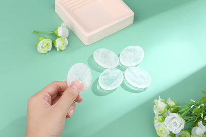 Worry Stone Crystals and Healing Stones Anxiety Fidgets Natural Meditation Accessories 7 Chakra Thumb Sensory Mental Health Depression Stress Anxiety Relief Items Mother's Day Gifts for Women