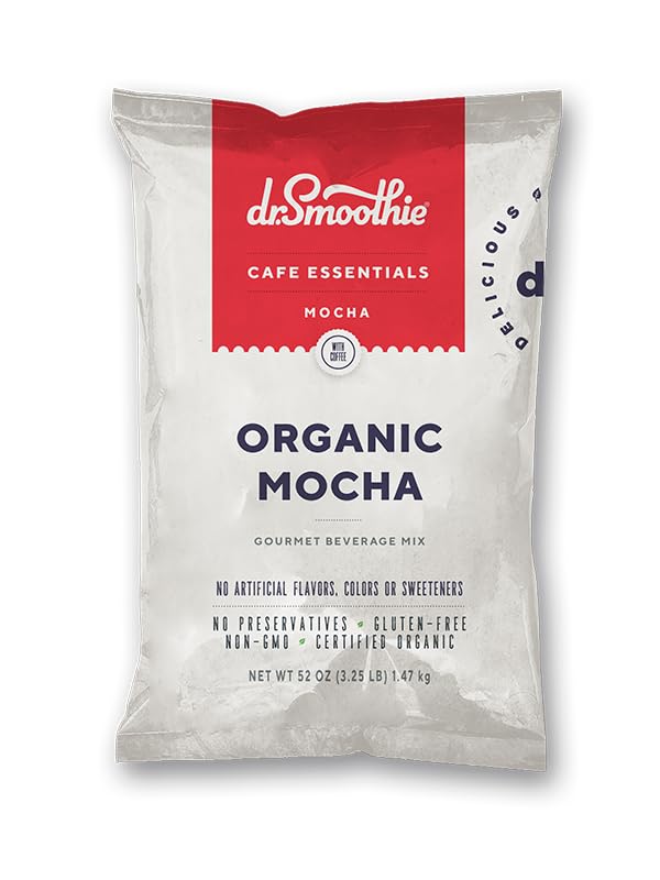 Café Essentials Matcha Green Tea Latte Frappe Mix – No Artificial Colors, Flavors, or Sweeteners – Shelf Stable – 51mg of Caffeine – Great for Hot, Iced, & Frozen Frappes (3.5 lb Bag, 30 Servings)