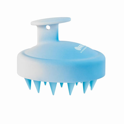 HEETA Scalp Massager Hair Growth, Soft Silicone Scalp Scrubber Shampoo Brush for Exfoliation, Dandruff Removal Head Massage Stress Relax, Wet & Dry Use for Thick Thin Curly Hair Care, Black