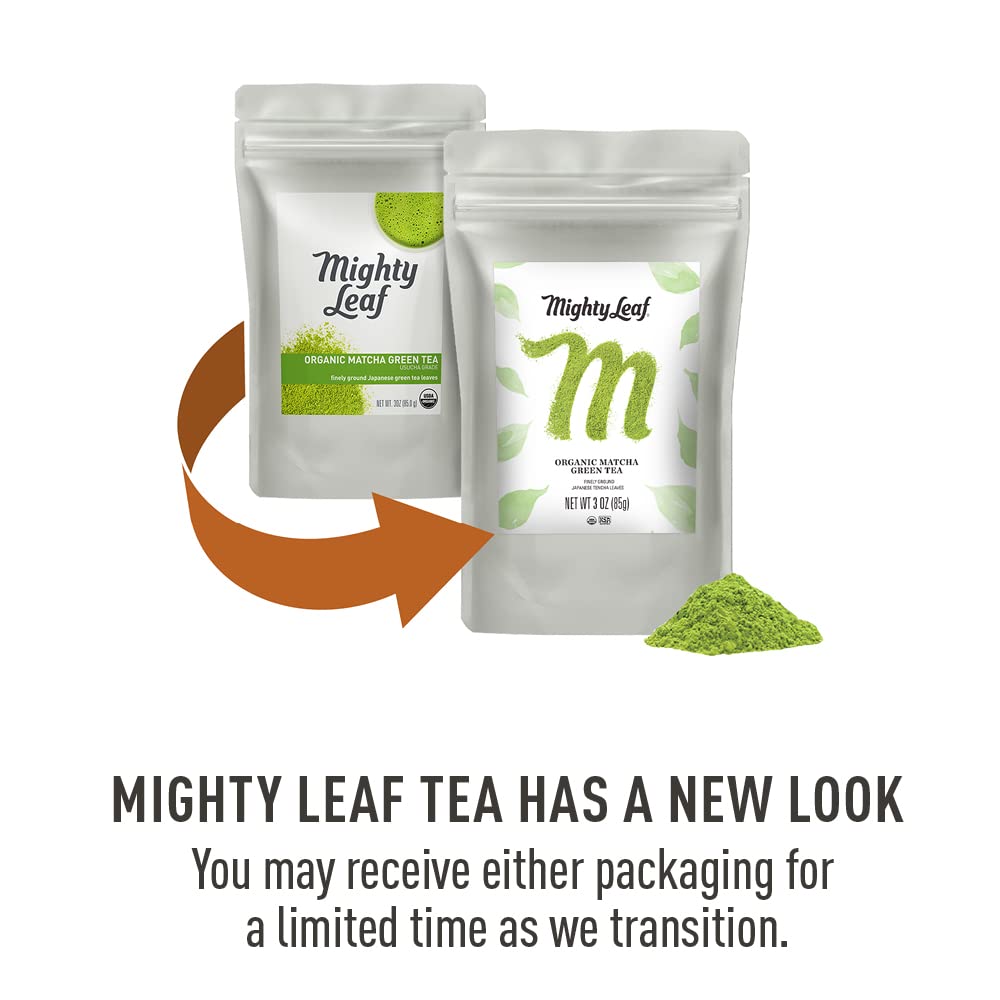 Mighty Leaf Tea Organic Matcha Green Tea, 12 Tea Bags