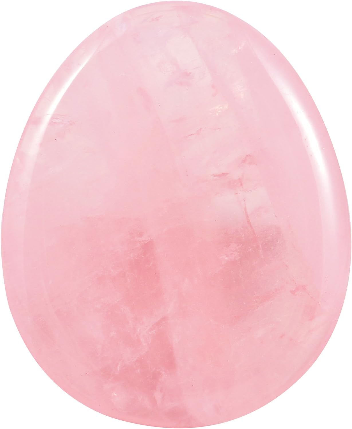 Fekuar Natural Moonstone Crystal Thumb Worry Stone, Hand Carved Healing Crystal Teardrop Pocket Worry Stones for Anxiety Stress Relief Meditation