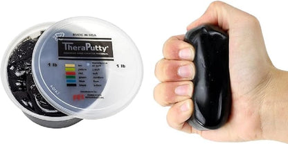 CanDo TheraPutty Standard Hand Exercise Putty For Rehabilitation, Exercises, Hand Therapy, and Occupational Therapy. Use To Strengthen Hand Muscles, Improve Fine Motor Skills, And Decrease Stress