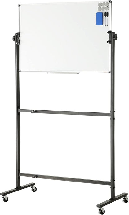 VEVOR Dry Erase Calendar for Wall, 36 x 24 Inches Whiteboard Calendar, Monthly Planner Magnetic Dry Erase Board, 1 Magnetic Erase & 2 Dry Erase Marker & Movable Tray for Restaurant Office Home School