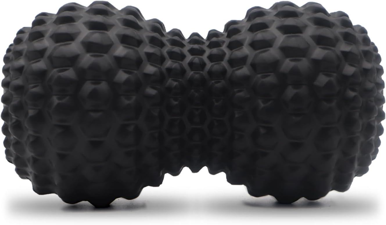 KITWILD Peanut Massage Ball, Double Lacrosse Massage Roller Ball for Deep Tissue Muscle Massage, Physical Therapy, Myofascial Release, Muscle Knots, and Yoga Therapy