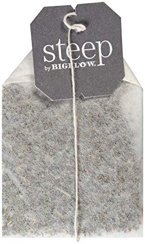 steep by Bigelow Organic Rooibos Hibiscus Herbal Tea, Caffeine Free, 20 Count (Pack of 6), 120 Total Tea Bags