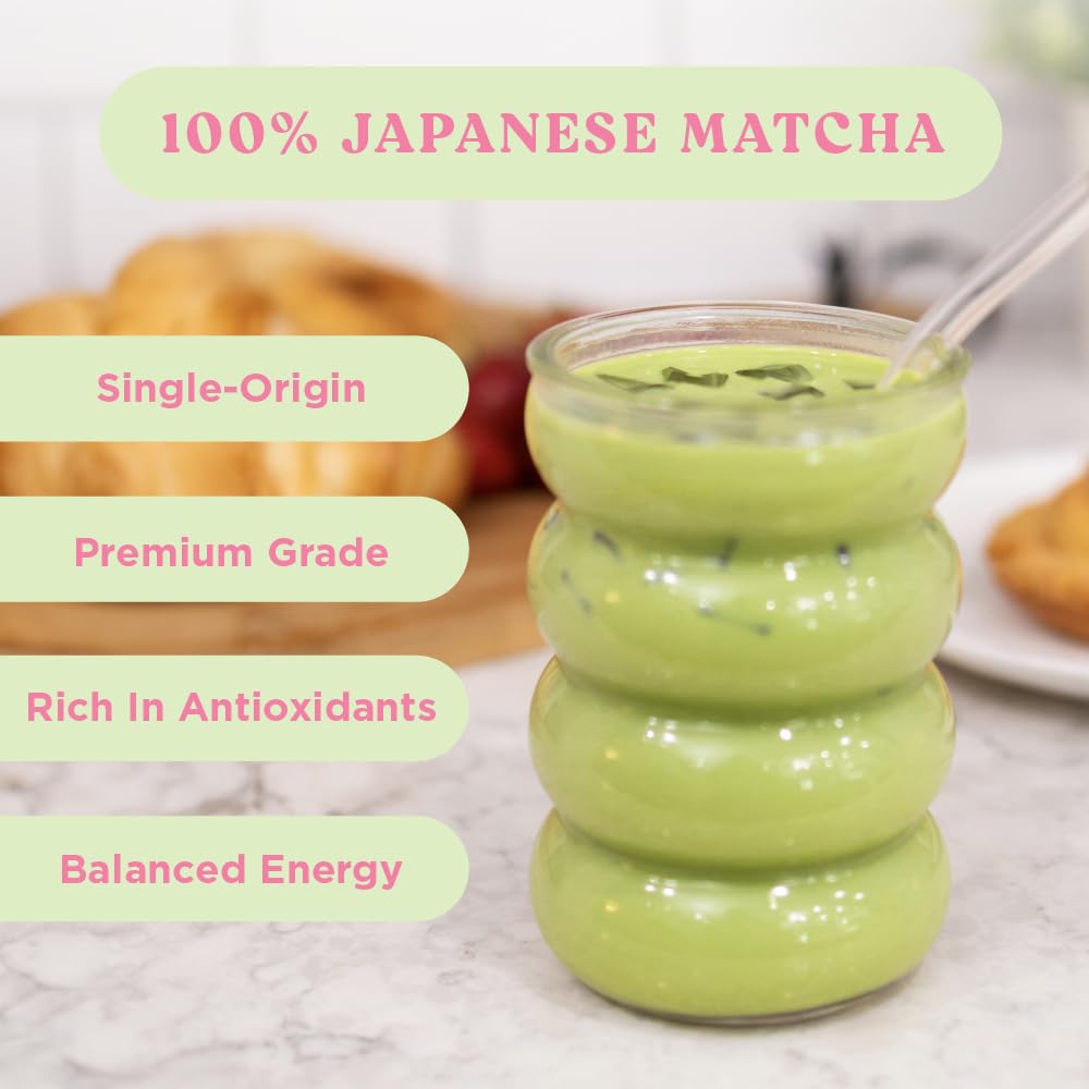 Harmony Premium Japanese Lavender Matcha Tea, 10 Sticks