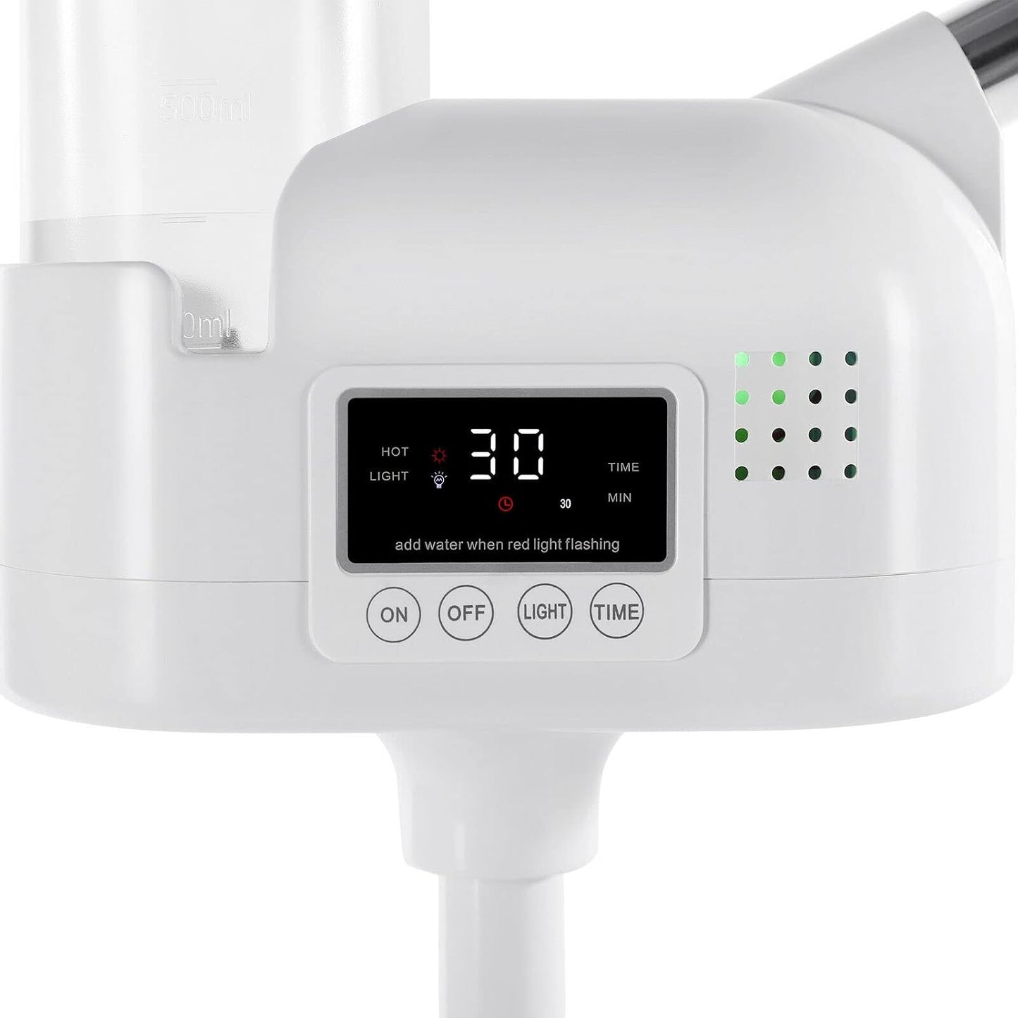 Artist hand Professional Facial Steamer with 5X LED Magnifying Lamp 3 in 1