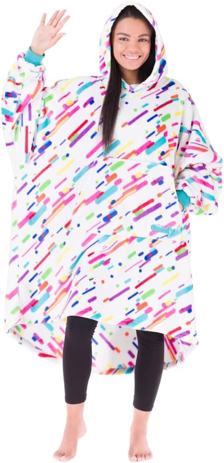 THE COMFY Dream | From Shark Tank | Patented | No Sherpa | Light Wearable Blanket Hoodie | Gift for Women & Men | One Size