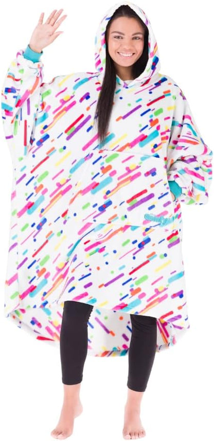 THE COMFY Dream | From Shark Tank | Patented | No Sherpa | Light Wearable Blanket Hoodie | Gift for Women & Men | One Size