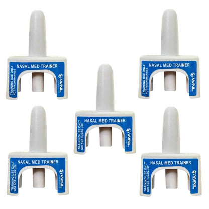 WNL Products Nasal Med Trainer First Aid Training Device, 5-Pack