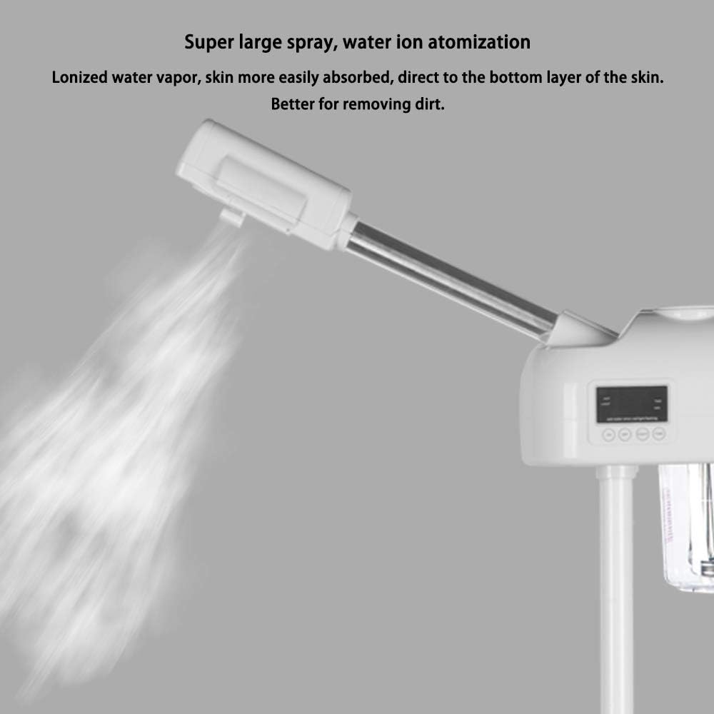 Facial Steamer with Hot Mist, Esthetician Barber Steamer, Height Adjustable & Rotatable Nozzle, for Home & Salon SPA