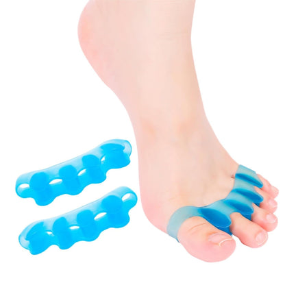 2PCS Toe Spacers for Women and Men, Toe Separators for Pedicure, Bunion Corrector, Hammer Toe Straightener, Plantar Fasciitis, Toe Spreaders for Foot Pain Relief and Foot Health. (2, Black)