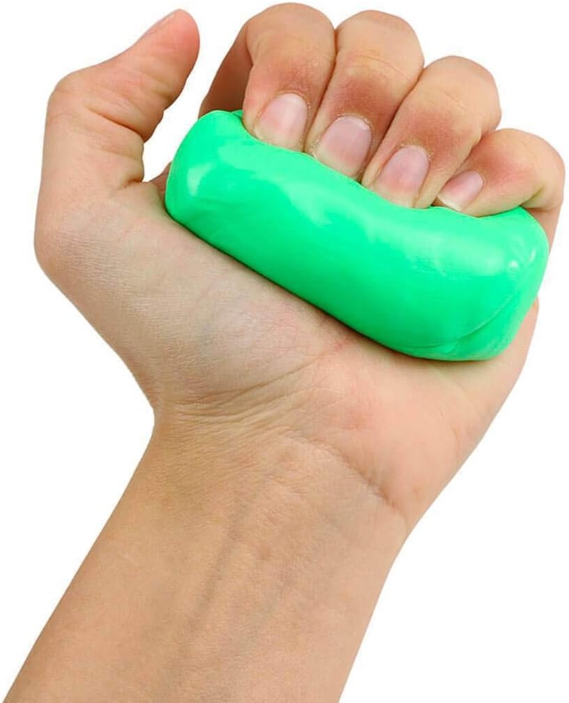 CanDo TheraPutty Standard Hand Exercise Putty For Rehabilitation, Exercises, Hand Therapy, and Occupational Therapy. Use To Strengthen Hand Muscles, Improve Fine Motor Skills, And Decrease Stress