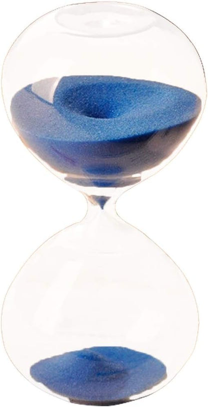 Graces Dawn Super Beautiful Transparent Glass Hourglass Sand Timer 60 Minutes with (Black)