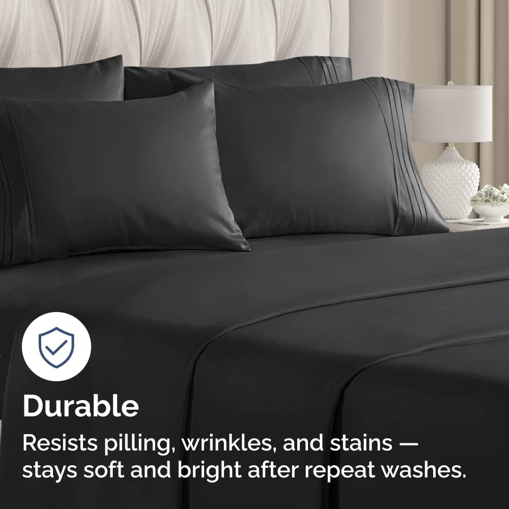 Standard Pillow Cases Set of 10 - Ultra Soft Hotel Quality Pillowcase Covers - Comfy, Cozy & Wrinkle Free - Shrink, Stain and Fade Resistant - Machine Washable Pillow Protectors - 10 Pcs Set - White - Colors B
