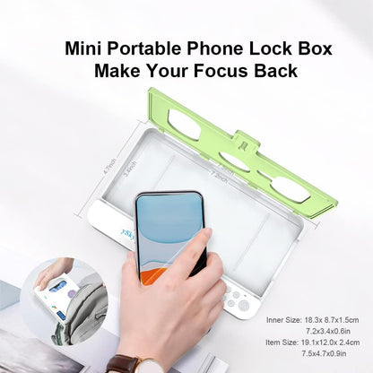 ySky Phone Lock Box with Timer,Phone Access Blocker Device for Cell Phones, Limits Smartphone Access, Reduces Screen Time & Improves Focus,Timed Jail Locker to Help Kids,Students, Adults Focus Back