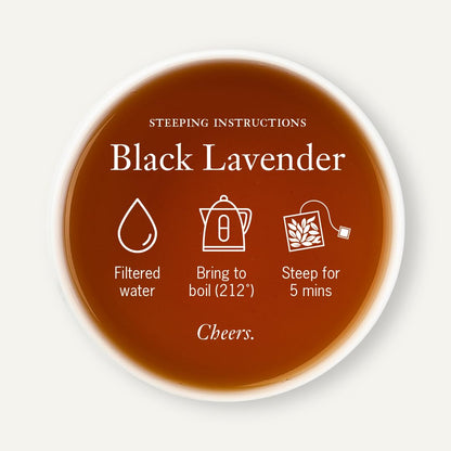 Steven Smith Teamaker, Black Lavender, Lady Grey, 15 Sachets, 1.32oz each