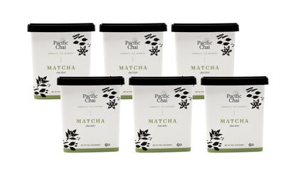 Pacific Chai Matcha Chai Latte Mix, Instant Matcha Tea Latte Drink Mix, Gluten Free, Kosher Certified Powder Beverage, Café Style Latte, 9 Oz (Pack of 1)