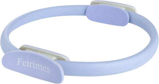 Pilates Ring 15 Inch Magic Circle Ring, Dual Padded Handles Pilates Exercise Circle, Adjustable Yoga Ring