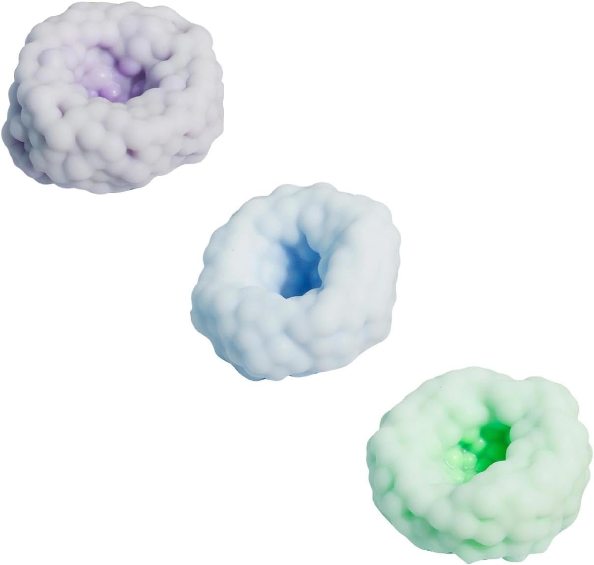 Stress Ball Stress Relief Toys Decompress Venting Vacuum Compression Ball Soft Stretchy Slow Rise for Office Home Daily Relax