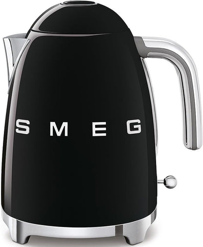 SMEG KLF03 Electric Kettle 1.7L (7 Cup), Retro Hot Water Boiler for Tea & Coffee, Fast Boiling, Auto Shut-Off, Soft Open Lid, 360° Swivel Base Countertop Kettle – Matte Champagne