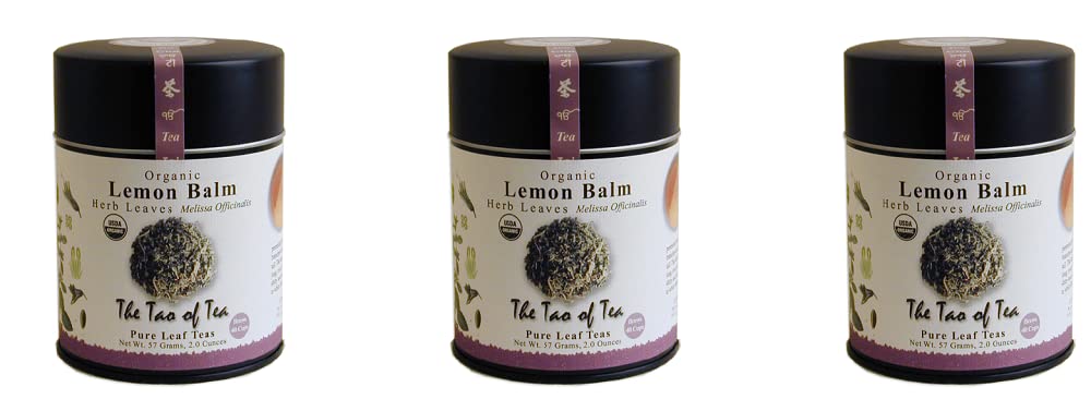 The Tao of Tea, Lemon Balm Herbal Tea, Loose Leaf, 2.0 Ounce Tin