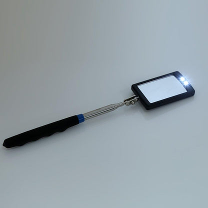 Vehicle Inspection Mirror, Telescoping Inspection Mirror, Flexible Car LED Lighted 360 Degree Swivel Extend Tool Inspectors Machinist for Vehicle Auto Mechanic