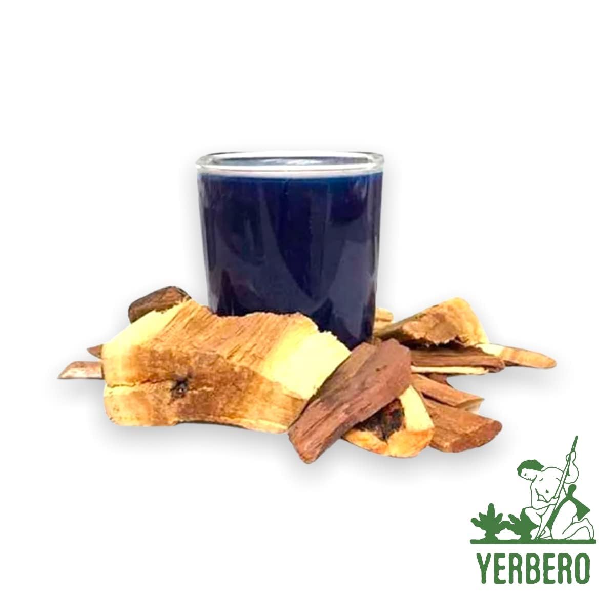 Yerbero - Te Herbal Palo Azul 2oz (56.6g) | Kidneywood Herbal Tea (Blue Stick) | Makes 20+ Cups | Wildcrafted Kidney Wood Tea | All Natural Tea, non-GMO.