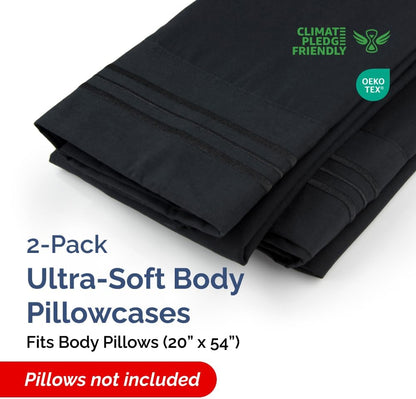 Standard Pillow Cases Set of 10 - Ultra Soft Hotel Quality Pillowcase Covers - Comfy, Cozy & Wrinkle Free - Shrink, Stain and Fade Resistant - Machine Washable Pillow Protectors - 10 Pcs Set - White - Colors B