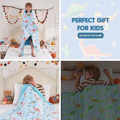 yescool Weighted Lap Pad 2 Pounds Weighted Lap Blanket, Space Plane Small Weighted Blanket, Weighted Throw Blanket Gifts for Travel Indoor Outdoor, 20"x30"