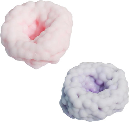 Stress Ball Stress Relief Toys Decompress Venting Vacuum Compression Ball Soft Stretchy Slow Rise for Office Home Daily Relax