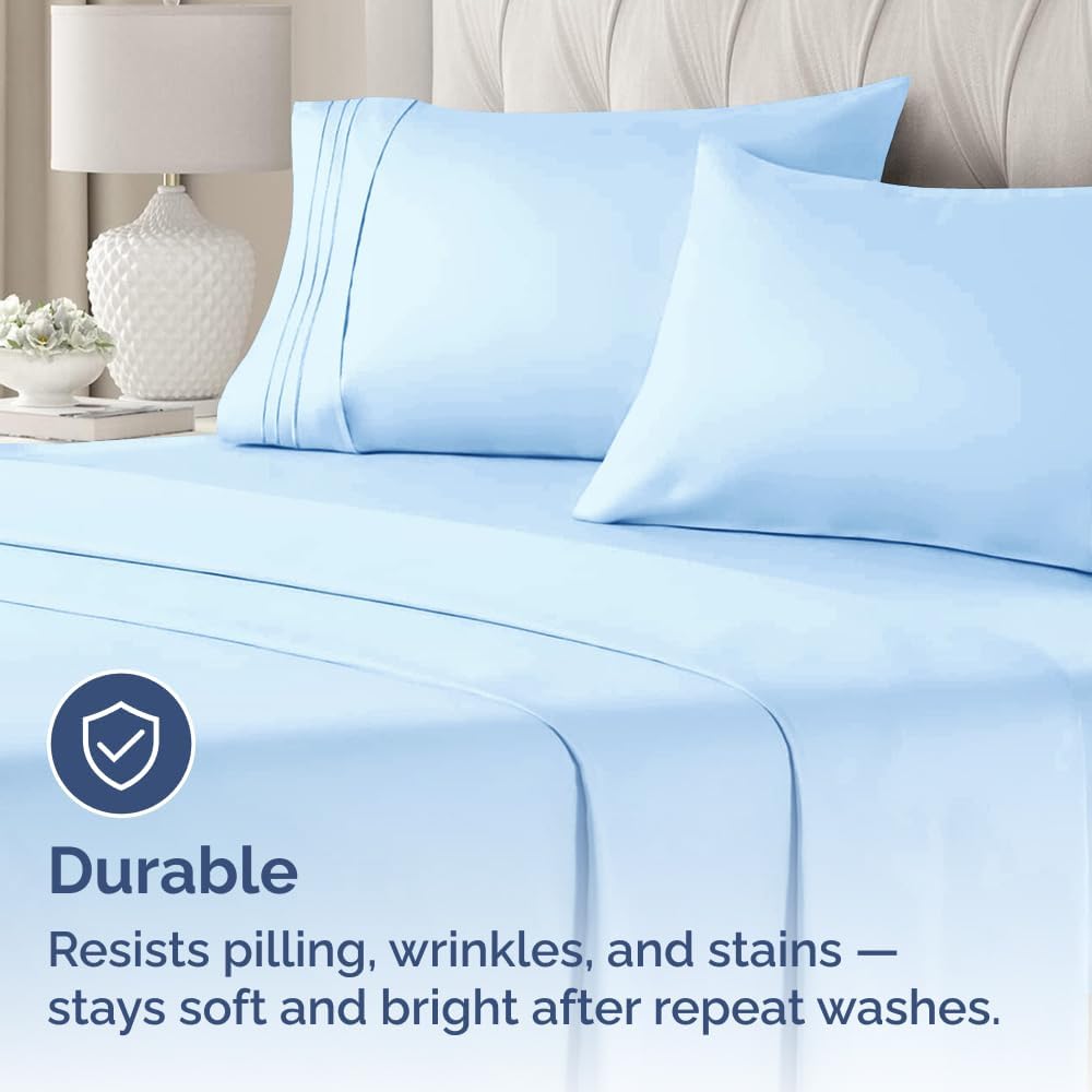 Standard Pillow Cases Set of 10 - Ultra Soft Hotel Quality Pillowcase Covers - Comfy, Cozy & Wrinkle Free - Shrink, Stain and Fade Resistant - Machine Washable Pillow Protectors - 10 Pcs Set - White - Colors A