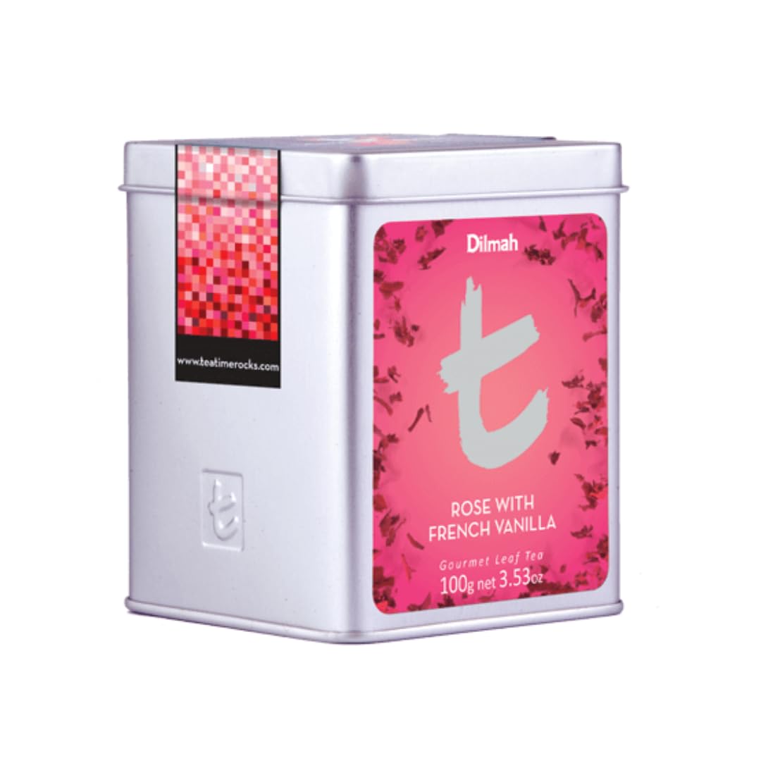 Dilmah Rose with French Vanilla 100g Ceylon Loose Leaf Black Tea