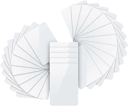 NFC Cards NFC Tags NFC Business Card NFC 215 Cards Blank 504 Bytes Programmable NFC Tags iPhones Compatible with NFC Enabled Mobile Phones & Devices (PVC-WHITECARD)