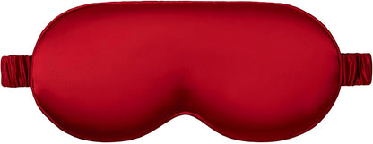 slip Contour Sleep Mask | 100% Pure Mulberry Silk, Ultra Soft | Contoured Design, Prevents Eye Pressure | Adjustable Strap, Ideal for Travel - Black