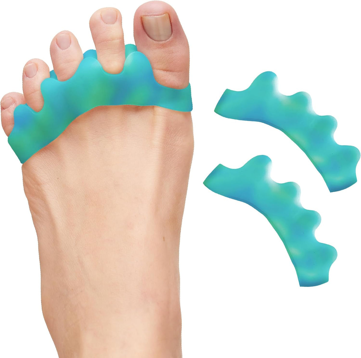 ZenToes Gel Toe Spacers & Separators for Overlapping Toes, 1 Pair