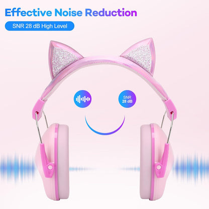 Noise Cancelling Headphones for Kids, Kids Ear Protection 28dB SNR Noise Reduction Ear Muffs for Toddler/Children, Noise Cancelling Headphones Hearing Protection for Fireworks/Monster Truck