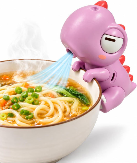 Cup Hanging Dinosaur Food Fan Soup Blower Cooling Fans for Coffee Noodles