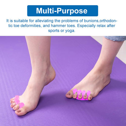Pedicure Toe Separators for Bunion & Nail Polish Orthopedic Gel Toenail Dividers, Soft Gel Pedicure Kit Suitable for Salon Supplies, Beauty Tools for Toenail Separation