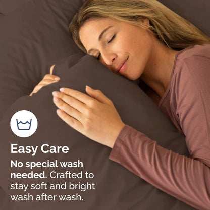 Standard Pillow Cases Set of 10 - Ultra Soft Hotel Quality Pillowcase Covers - Comfy, Cozy & Wrinkle Free - Shrink, Stain and Fade Resistant - Machine Washable Pillow Protectors - 10 Pcs Set - White - Colors A